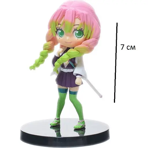 Фигурка Banpresto Q Posket Mini Мицури Канроджи Клинок рассекающий демонов Mitsuri Kanroji  7 см DS МК 151 - фото 2