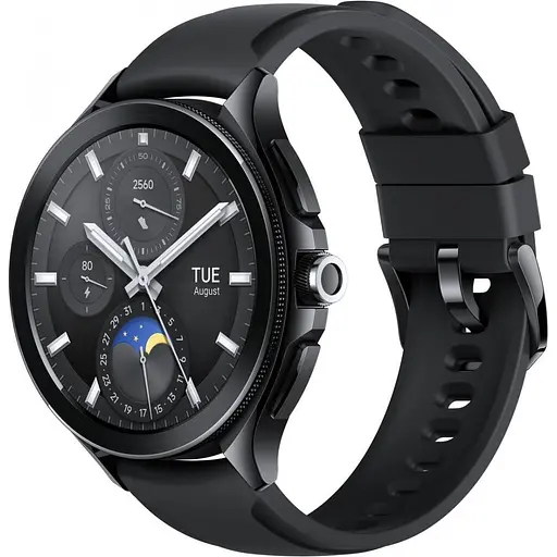 Смарт-часы Xiaomi Watch 2 Pro Bluetooth Black Case with Black Fluororubber Strap (BHR7211GL) - фото 5