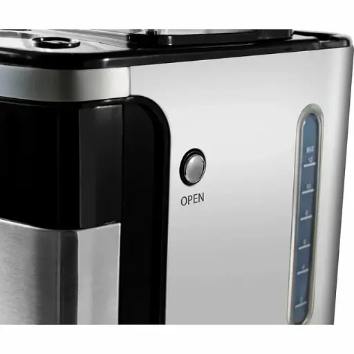 Hanseatic кавоварка з кавомолкою HCMG105015SD, кавник 1,5 л, паперовий фільтр, 1x4, з ЖК-дисплеєм та таймером - фото 3