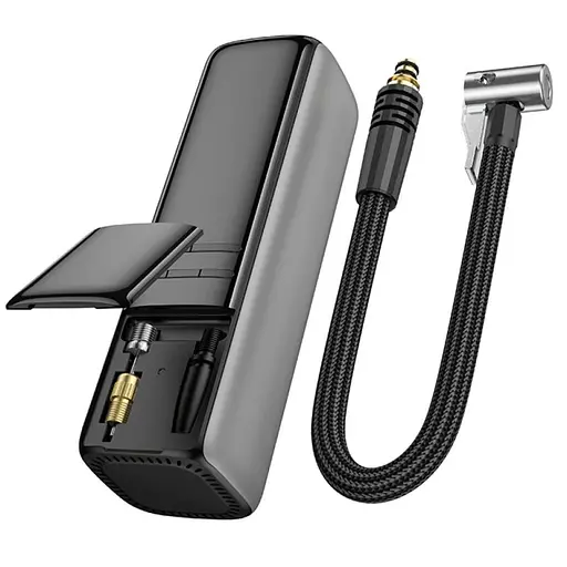 Автомобільний насос Borofone FC1 Air Pump Black Gray - фото 4
