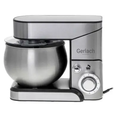 Кухонный комбайн Gerlach тестомес планетарный миксер 2в1 1800 Вт GL 4219 - фото 2