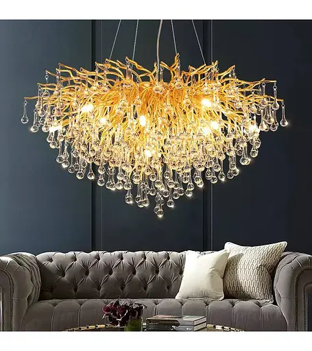 Люстра Romin 8015-1000 gold (золото) - фото 1