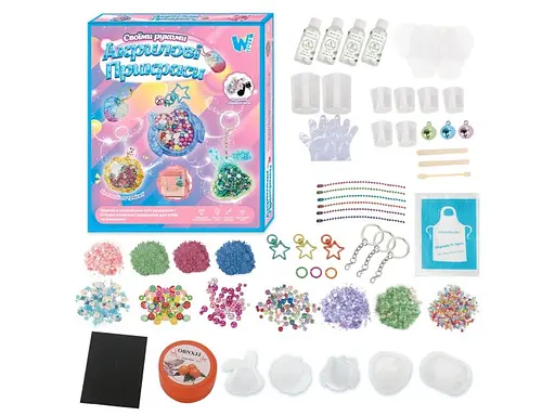 Набор для творчества Акриловые украшения, WToys - фото 1