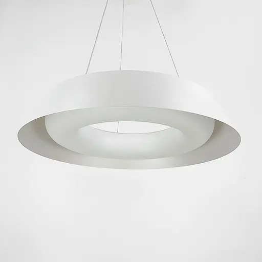 LED світильник підвісний круглий в білому корпусі Line.F 12104 P-500 P WT - фото 7