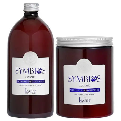 Восстанавливающий профессиональный набор шампунь и маска для окрашенных волос Symbios Regeneration Le cher 1л - фото 1