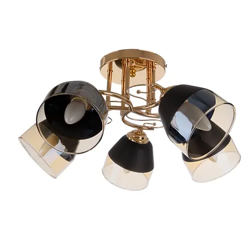 Люстра стельова Brille в спальню E27 60W G (LK-689C/5)