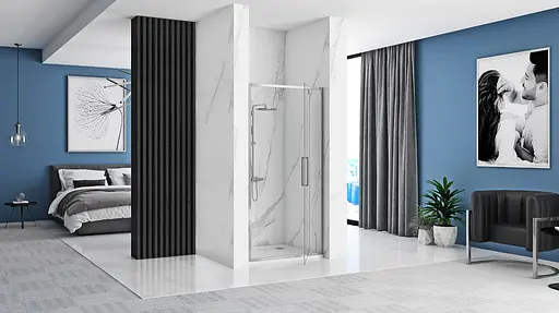 Дешевые двери Rea Rapid Swing 100 хром REA-K5607 - фото 8