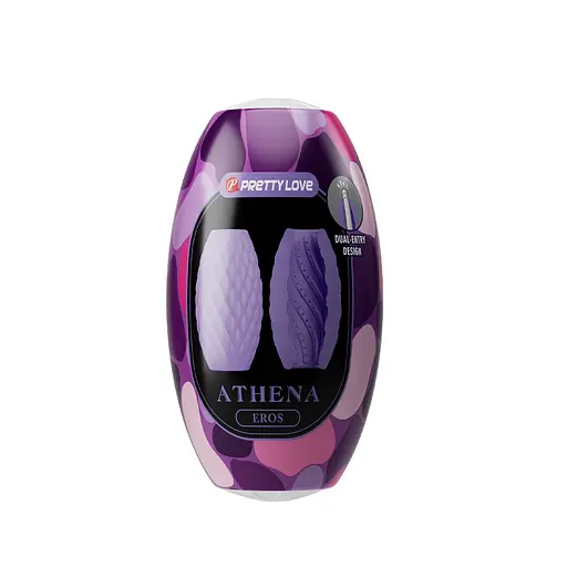 Мастурбатор Pretty Love Athena Eros 7.6 см фиолетовый - фото 6