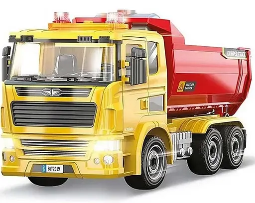 Спецтехника Самосвал 1393 Play Smart, конструктор 88 деталей (6978087360086) Желтый - фото 1