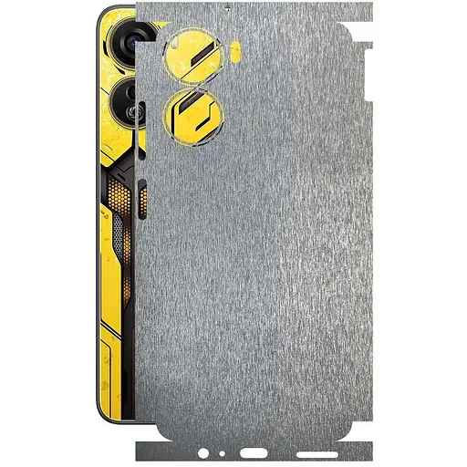 Захисна плівка StatusSKIN для ZTE Nubia Neo 5G Корпус Вініл Метал срібло - фото 1