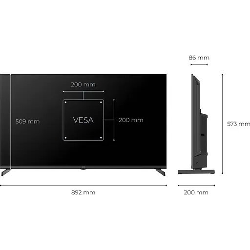 Телевізор Kivi F720Q 40'' QLED FHD (40F720QB) [144534] - фото 5