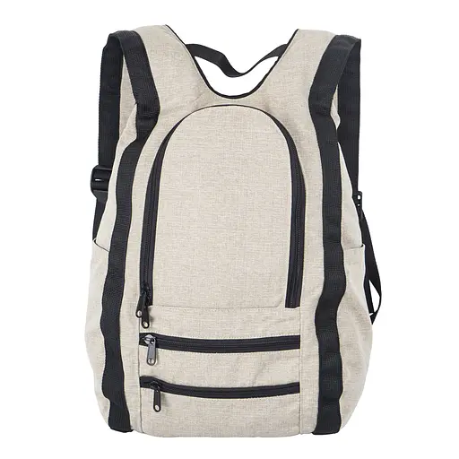 Рюкзак-антивор OOLOO Капля 45х27х14 см, бежевый меланж 4212