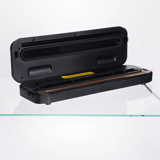 Вакууматор побутовий Yiwu для сухих та вологих продуктів 400 Вт вакуумний пакувальник 4 режими роботи + 10 пакетів Чорний HP-11-17B - фото 3