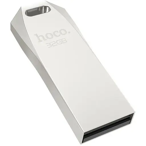 USB флеш накопитель Hoco UD4 32GB USB 2.0 металлический серебристый - фото 1
