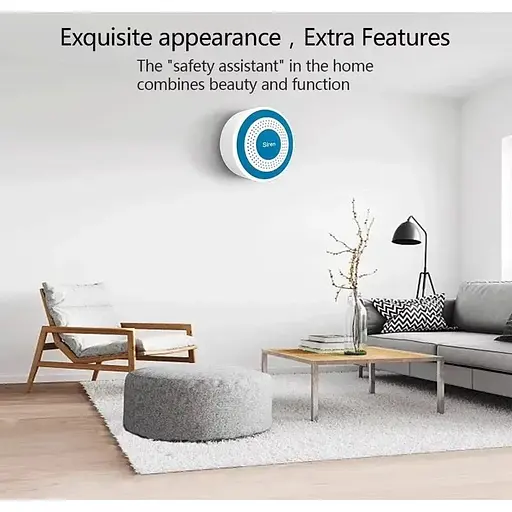 Сирена автономная Digoo DG-ROSA для беспроводных датчиков 433 мГц с аккумулятором - фото 7