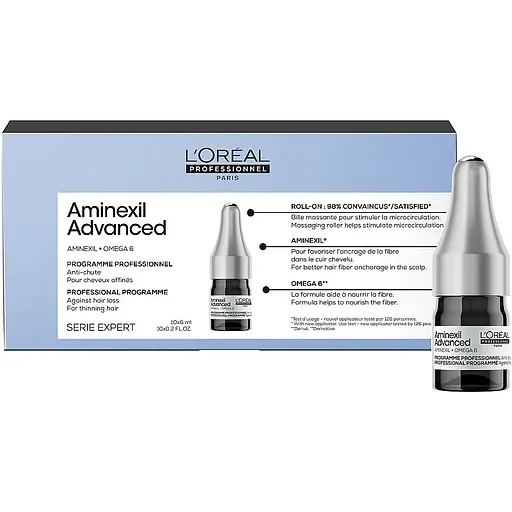 Засіб проти випадіння волосся L'Oreal Professionnel Serie Expert Aminexil Advanced 10 x 6 мл - фото 1