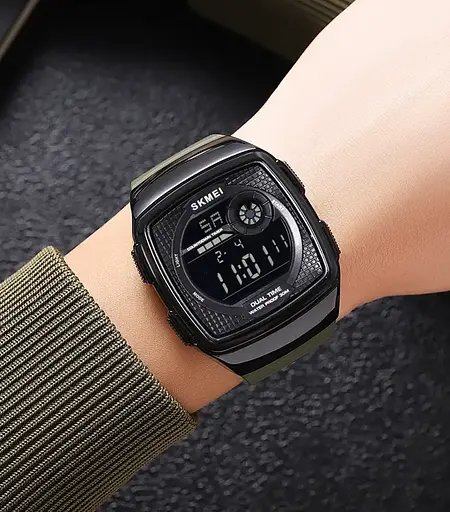 Годинник чоловічий наручний спортивний Skmei 2208 (Зелений) - фото 5