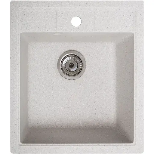 Гранітна кухонна мийка Romzha Adiere Biela (101) - фото 1