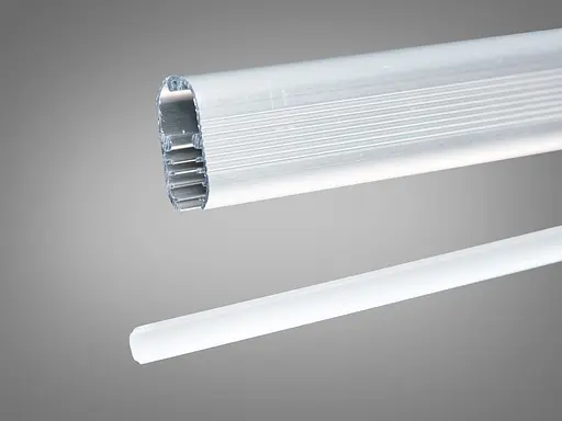 Профіль для стрічки - гардеробна штанга з матовим розсіювачем - фото 2