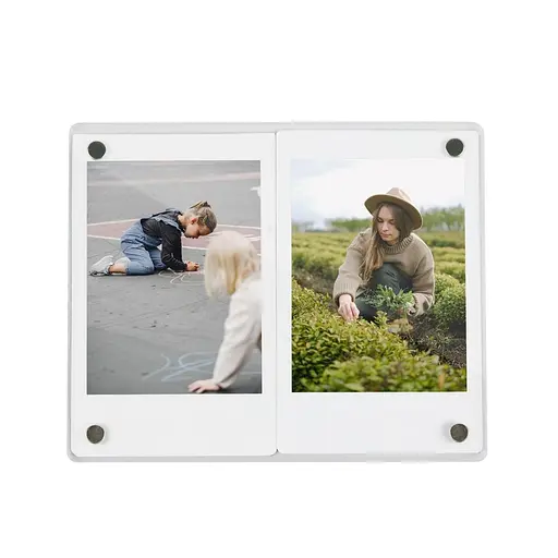 Фоторамка універсальна для Instax Mini Square Wide магнітна прозора