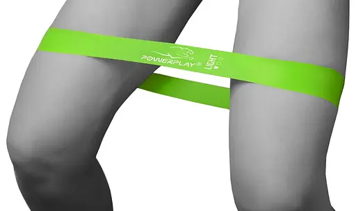 Гумка для фітнесу PowerPlay 4114 Mini Power Band Light 0.8 мм Зелена (5.5 кг) (PP_4114_Green_Light) - фото 6