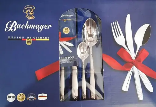 Набор столовых приборов Bachmayer BM-2438 на 6 персон в подарочном чемодане 24 предмета - фото 4