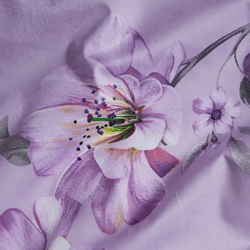 Пододеяльник Moon&Star Satin Elite Floral Mist Евро 200x220 см - фото 5