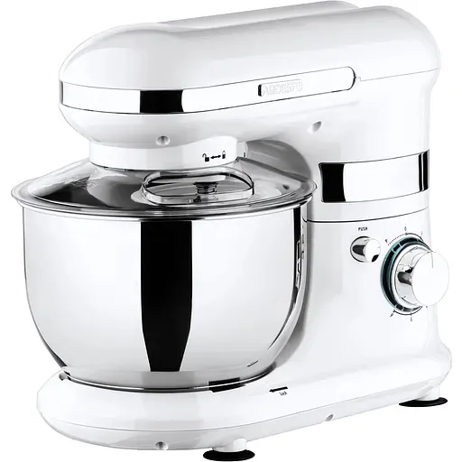 Міксер планетарний Ardesto 800 Вт насадки-3, чаша-нерж., метал, 4л, Pulse-режим, білий