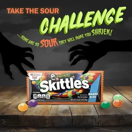 Драже Skittles Halloween Shriekers 102 г - фото 2