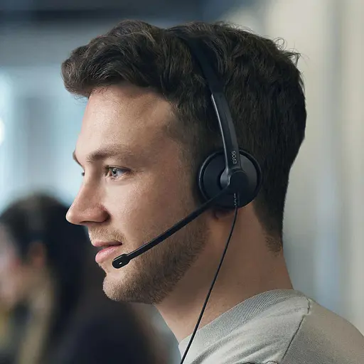 Компьютерная моногарнитура Epos On-Ear IMPACT 100 MS, USB C + A, Microsoft Teams, однонаправленный, 2 м, Черный - фото 2