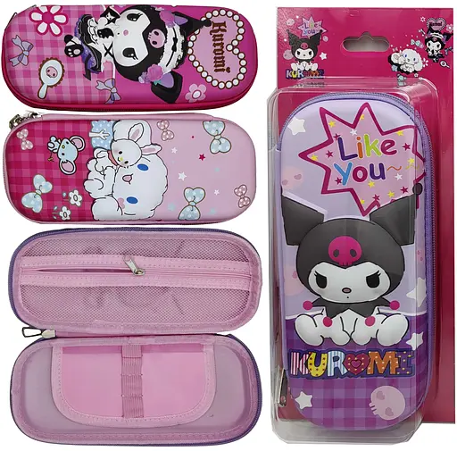 Пенал-косметичка EVA Kuromi-3D, 5811 (В асортименті) - фото 2