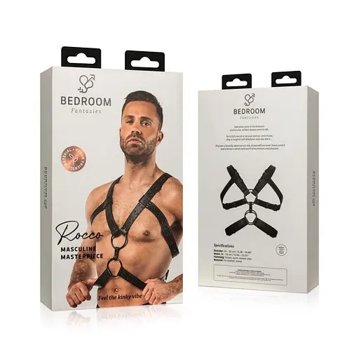 Портупея Bedroom Fantasies Rocco Masculine Masterpiece - Black - фото 6
