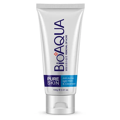 Пінка для вмивання Pure Skin Anti-Acne для проблемної шкіри від Bioaqua 100 г
