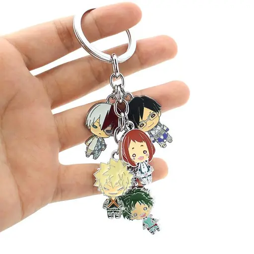Брелок Моя геройська академія My Hero Academia з фігурками персонажів MHA 1083 - фото 3