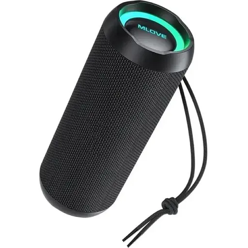Колонка портативна Mlove E6-L IPX7 Waterproof Black - фото 1