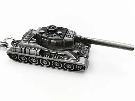 Брелок GeekLand World of Tanks Jagdpanther Світ танків срібло WoT 21.122.613 - фото 2