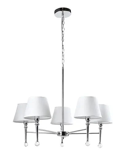 Люстра Edlin PL321168-5 Natano E14 5x12W IP20 хром - фото 1