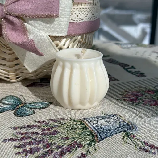 Пасхальная свеча молочная фигурная MIS LT - фото 1