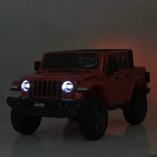 Електромобіль дитячий Bambi Джип M 5740EBLR-3 Rubicon з пультом управління і світлом Червоний - фото 9