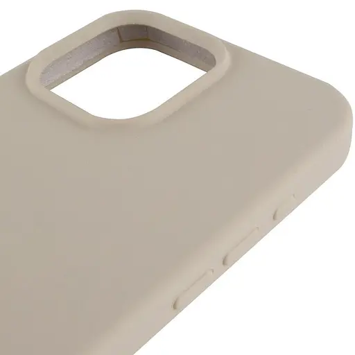Чехол Epik Silicone Case Full Protective AA для Apple iPhone 15 Pro 6.1 Бежевый/Antique White - фото 4