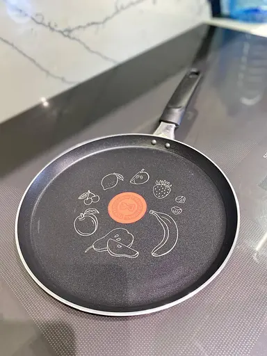 Сковорода для блинов и панкейков тефаль 25 см., с титановым антипригарным покрытием - фото 2