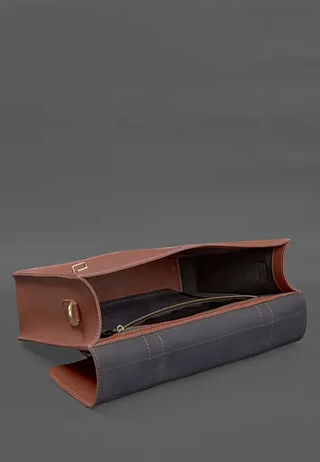 Шкіряна сумка-портфель Porte світло-коричневий - фото 7