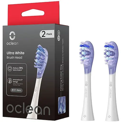 Насадка Oclean White  UW03 White 2 шт. - фото 1