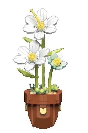 Конструктор цветы Flowers Zuanma NO116-4 детали 393 - фото 1