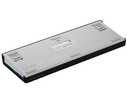Клавіатура ігрова механічна HATOR HTK-3160-UA Skyfall 65 Wireless Aurum Sterling Switch USB, 2,4 ГГц, BT 5.3 Black-White - фото 6