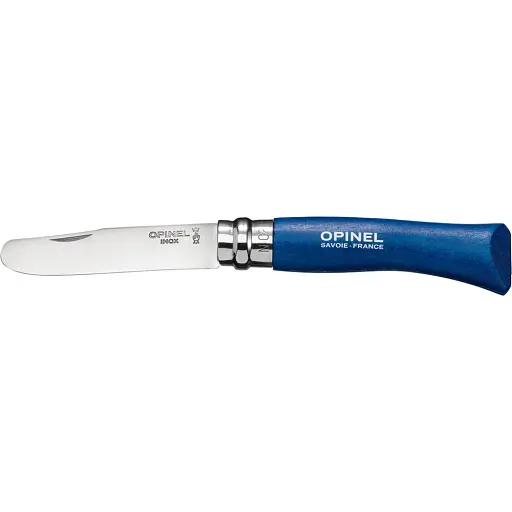 Нож Opinel №7 VRI Inox "My First Opinel". Цвет – синий