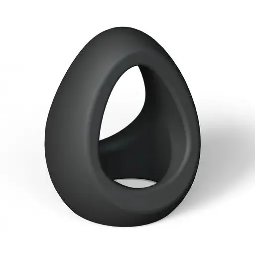Эрекционное кольцо двойное Love To Love Flux Ring - Black Onyx