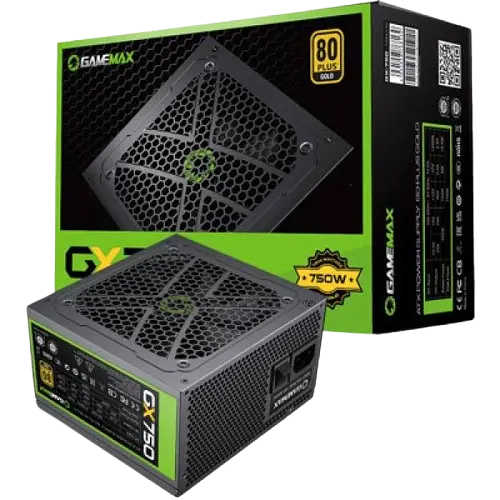 Блок питания GameMax GX-750 Molular 750W 80+ Gold (GX-750 Modular)