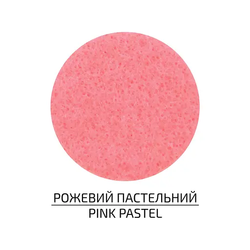Фетр листковий, поліестер Rosa Talent 21, 5х28 см Рожевий пастельний 180г/м2 - фото 3