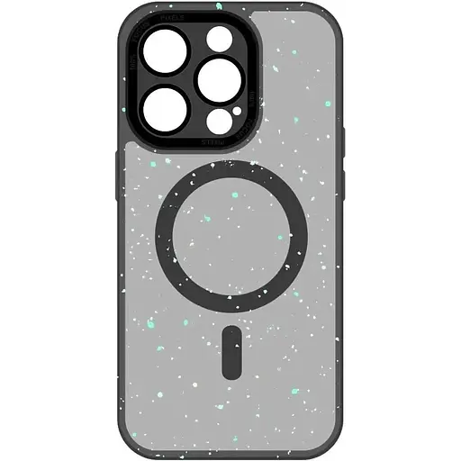 Чохол-накладка DK для Apple iPhone 14 MagSafe Composite Matte Splash (black) - фото 6
